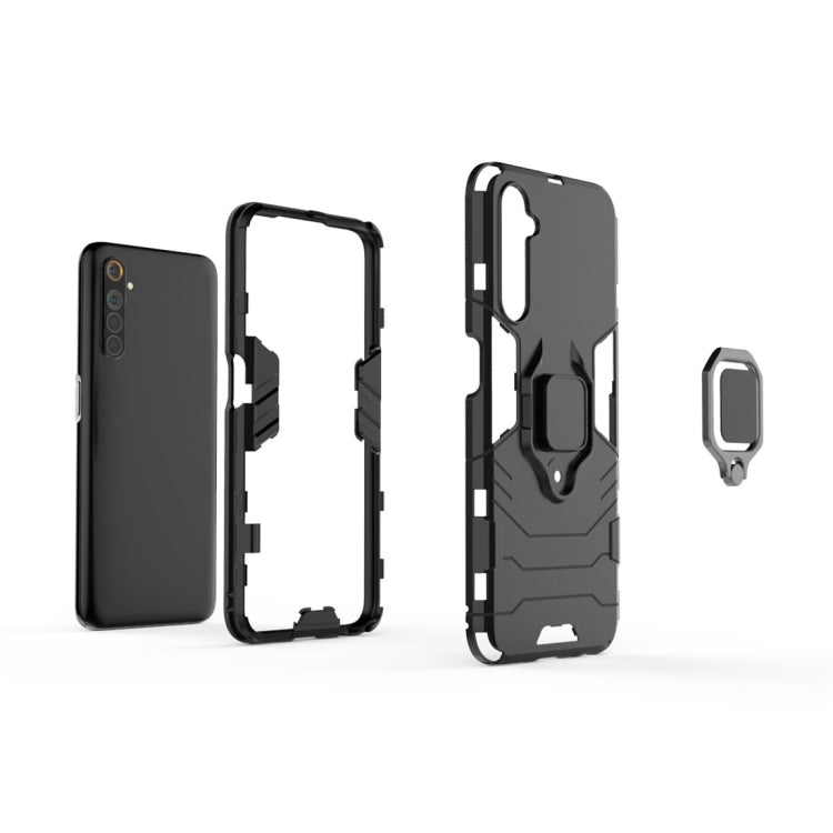 PC + TPU Shockproof Protective Case with Magnetic Ring Holder