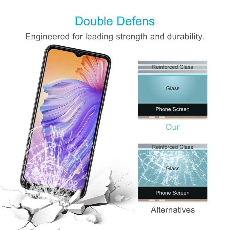 50pcs 0.26mm 9H 2.5D Tempered Glass Film, For Doogee N50 (50 PCS), For Blackview A53 (50 PCS), For Blackview Oscal C30 (50 PCS), For ZTE Axon 50 Ultra (50 PCS)
