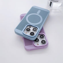Load image into Gallery viewer, Grid Cooling MagSafe Magnetic Phone Case, For iPhone 14 Plus, For iPhone 13 Pro Max, For iPhone 13 Pro