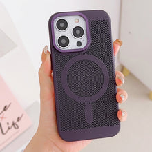 Load image into Gallery viewer, Grid Cooling MagSafe Magnetic Phone Case, For iPhone 14 Plus, For iPhone 13 Pro Max, For iPhone 13 Pro