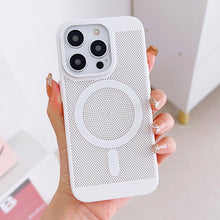 Load image into Gallery viewer, Grid Cooling MagSafe Magnetic Phone Case, For iPhone 14 Plus, For iPhone 13 Pro Max, For iPhone 13 Pro