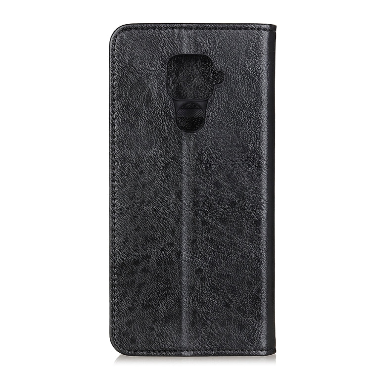 Magnetic Crazy Horse Texture Horizontal Flip Leather Case with Holder & Card Slots & Wallet, For Xiaomi Redmi Note 9