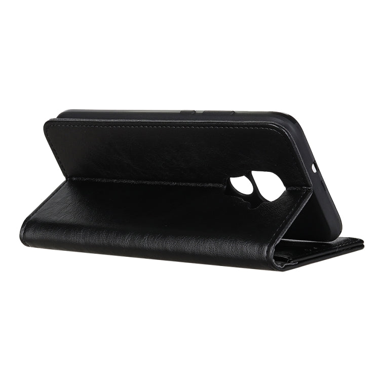 Magnetic Crazy Horse Texture Horizontal Flip Leather Case with Holder & Card Slots & Wallet, For Xiaomi Redmi Note 9