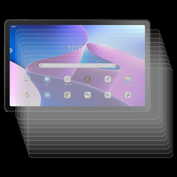25pcs 0.3mm 9H Explosion-proof Tempered Tablet Glass Film, For Lenovo Tab M10 Plus 10.6 3rd Gen(25pcs)