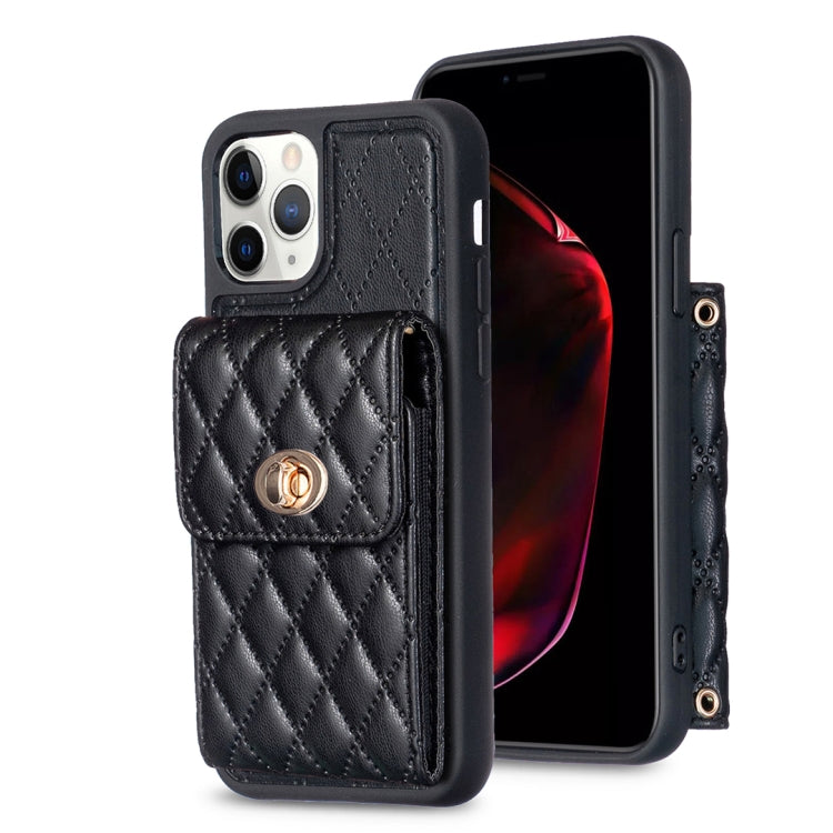 Vertical Wallet Rhombic Leather Phone Case, For iPhone 11, For iPhone 11 Pro, For iPhone 11 Pro Max, For iPhone X / XS, For iPhone XR, For iPhone XS Max, For iPhone SE 2022 / SE 2020 / 7 / 8, For iPhone 7 Plus / 8 Plus