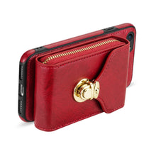 Load image into Gallery viewer, Zipper Hardware Card Wallet Phone Case, For iPhone 6s Plus / 6 Plus, For iPhone 6s / 6