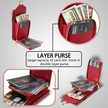 Load image into Gallery viewer, Zipper Hardware Card Wallet Phone Case, For iPhone 6s Plus / 6 Plus, For iPhone 6s / 6
