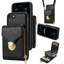 Load image into Gallery viewer, Zipper Hardware Card Wallet Phone Case, For iPhone 6s Plus / 6 Plus, For iPhone 6s / 6