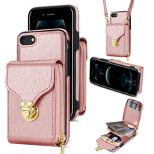 Load image into Gallery viewer, Zipper Hardware Card Wallet Phone Case, For iPhone 6s Plus / 6 Plus, For iPhone 6s / 6