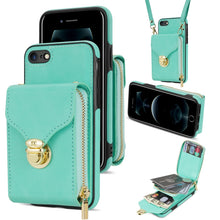 Load image into Gallery viewer, Zipper Hardware Card Wallet Phone Case, For iPhone 6s Plus / 6 Plus, For iPhone 6s / 6