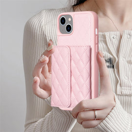 Horizontal Wallet Rhombic Leather Phone Case, For iPhone 14, For iPhone 14 Plus, For iPhone 14 Pro, For iPhone 14 Pro Max, For iPhone 13, For iPhone 13 Pro, For iPhone 13 Pro Max, For iPhone 12 / 12 Pro, For iPhone 12 Pro Max