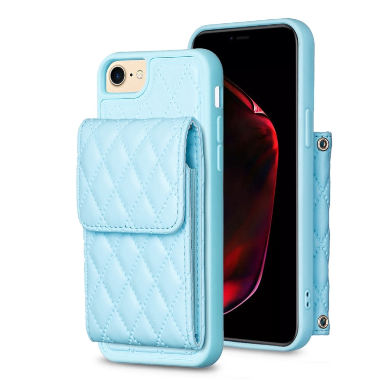 Vertical Wallet Rhombic Leather Phone Case, For iPhone 11, For iPhone 11 Pro, For iPhone 11 Pro Max, For iPhone X / XS, For iPhone XR, For iPhone XS Max, For iPhone SE 2022 / SE 2020 / 7 / 8, For iPhone 7 Plus / 8 Plus