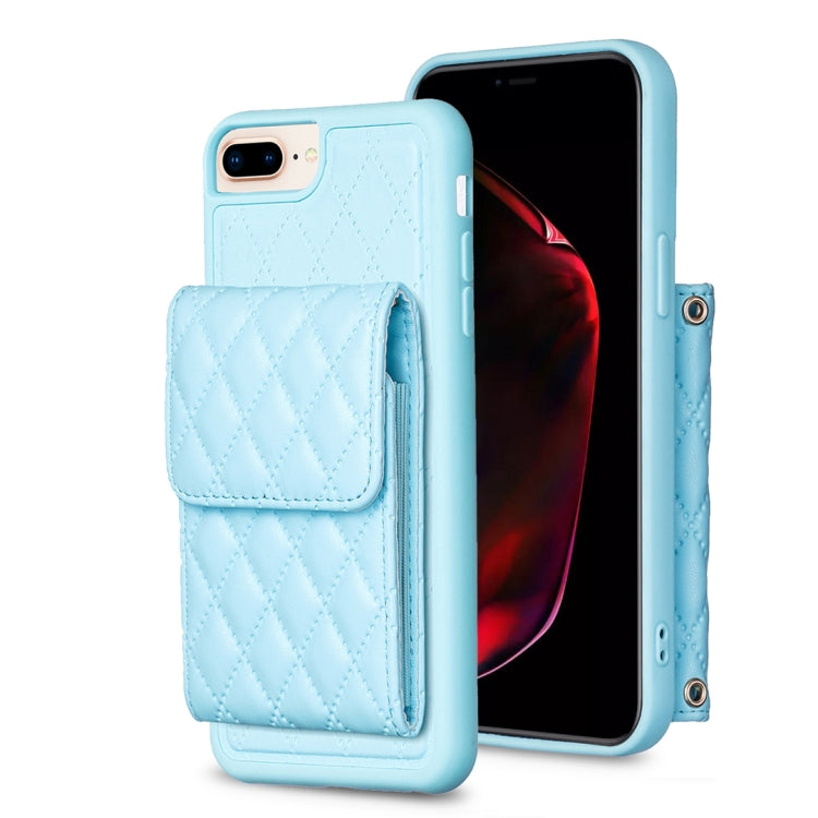 Vertical Wallet Rhombic Leather Phone Case, For iPhone 11, For iPhone 11 Pro, For iPhone 11 Pro Max, For iPhone X / XS, For iPhone XR, For iPhone XS Max, For iPhone SE 2022 / SE 2020 / 7 / 8, For iPhone 7 Plus / 8 Plus