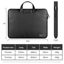 Load image into Gallery viewer, Waterproof PU Laptop Bag Inner Bag, 13 / 14 inch, 15 inch