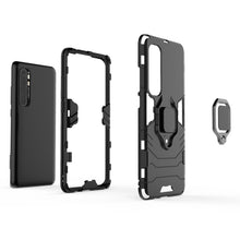 Load image into Gallery viewer, PC + TPU Anti-fall Protective Case with Ring Holder, For Xiaomi Mi Note 10 Lite