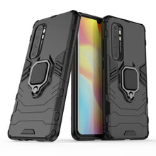Load image into Gallery viewer, PC + TPU Anti-fall Protective Case with Ring Holder, For Xiaomi Mi Note 10 Lite