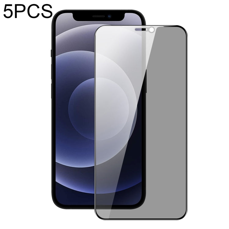 5pcs DUX DUCIS 0.33mm 9H High Aluminum Anti-spy HD Tempered Glass Film, For iPhone 13 mini, For iPhone 12 / 12 Pro, For iPhone 12 mini, For iPhone 12 Pro Max, For iPhone SE 2022 / 2020 / 7 / 8