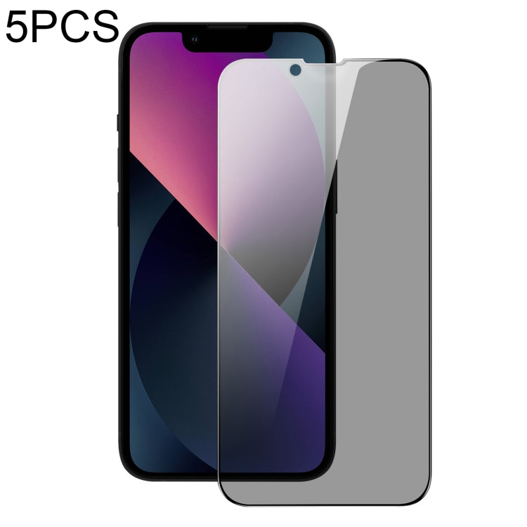 5pcs DUX DUCIS 0.33mm 9H High Aluminum Anti-spy HD Tempered Glass Film, For iPhone 13 mini, For iPhone 12 / 12 Pro, For iPhone 12 mini, For iPhone 12 Pro Max, For iPhone SE 2022 / 2020 / 7 / 8