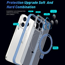 Load image into Gallery viewer, Metal Eyes Series MagSafe Magnetic Holder Phone Case, For iPhone 13, For iPhone 13 Pro Max
