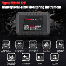 Load image into Gallery viewer, Vgate BA100 Car 12V Bluetooth 4.0 Battery Assistant Analyzer Tester, Vgate BA100