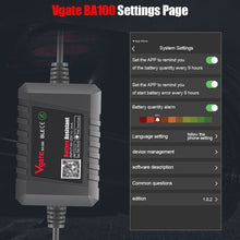 Load image into Gallery viewer, Vgate BA100 Car 12V Bluetooth 4.0 Battery Assistant Analyzer Tester, Vgate BA100