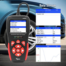 Load image into Gallery viewer, Vgate VR800 Car Code Reader OBD2 Diagnostic Scanner, Vgate VR800