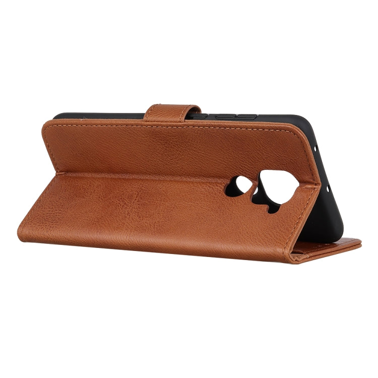 KHAZNEH Cowhide Texture Horizontal Flip Leather Case with Holder & Card Slots & Wallet, For Xiaomi Redmi Note 9