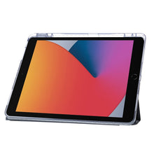 Load image into Gallery viewer, Clear Acrylic Deformation Leather Tablet Case, For iPad 10.2 2021 / 2020 / 10.5