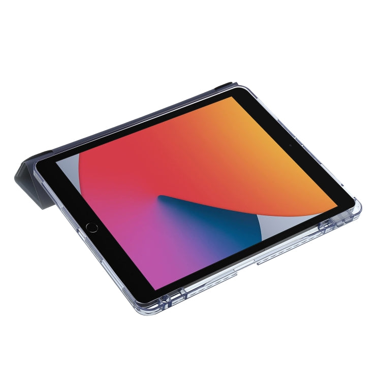 Clear Acrylic Deformation Leather Tablet Case, For iPad 10.2 2021 / 2020 / 10.5