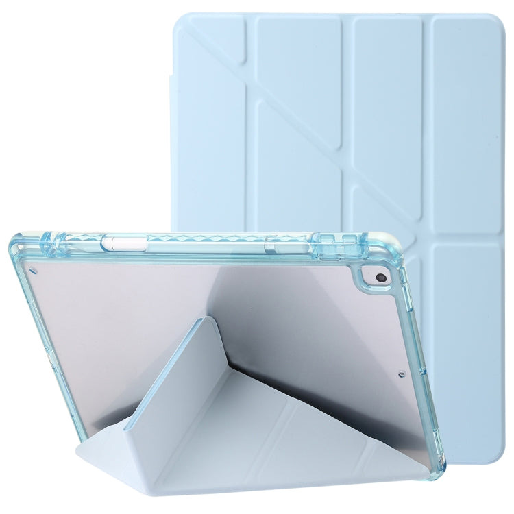 Clear Acrylic Deformation Leather Tablet Case, For iPad 10.2 2021 / 2020 / 10.5