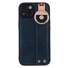 Load image into Gallery viewer, Wristband Leather Back Phone Case, For iPhone 14, For iPhone 14 Plus