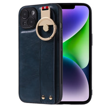 Load image into Gallery viewer, Wristband Leather Back Phone Case, For iPhone 14, For iPhone 14 Plus