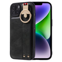 Load image into Gallery viewer, Wristband Leather Back Phone Case, For iPhone 14, For iPhone 14 Plus