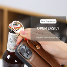 Load image into Gallery viewer, Wristband Leather Back Phone Case, For iPhone 14, For iPhone 14 Plus