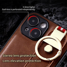 Load image into Gallery viewer, Wristband Leather Back Phone Case, For iPhone 14, For iPhone 14 Plus