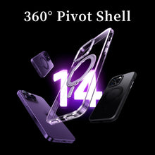 Load image into Gallery viewer, 360 Rotating MagSafe Magnetic Skin Feel Phone Case, For iPhone 14 Pro Max, For iPhone 14 Pro, For iPhone 14 Plus, For iPhone 14