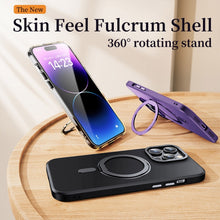 Load image into Gallery viewer, 360 Rotating MagSafe Magnetic Skin Feel Phone Case, For iPhone 14 Pro Max, For iPhone 14 Pro, For iPhone 14 Plus, For iPhone 14