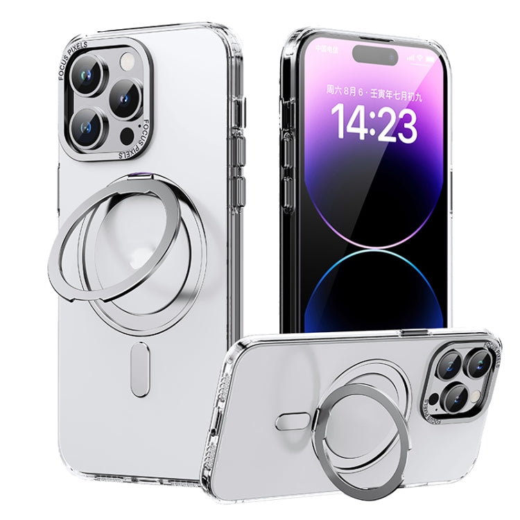 360 Rotating MagSafe Magnetic Skin Feel Phone Case, For iPhone 14 Pro Max, For iPhone 14 Pro, For iPhone 14 Plus, For iPhone 14