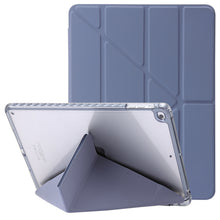 Load image into Gallery viewer, Clear Acrylic Deformation Leather Tablet Case, For iPad 10th Gen 10.9 2022, For iPad Pro 12.9 2022 / 2021 / 2020, For iPad Pro 11 2022 / 2021 / 2020, For iPad Air / Air 2 / 9.7 2018 / 2017