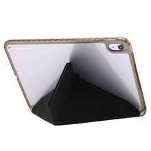 Load image into Gallery viewer, Clear Acrylic Deformation Leather Tablet Case, For iPad 10th Gen 10.9 2022, For iPad Pro 12.9 2022 / 2021 / 2020, For iPad Pro 11 2022 / 2021 / 2020, For iPad Air / Air 2 / 9.7 2018 / 2017