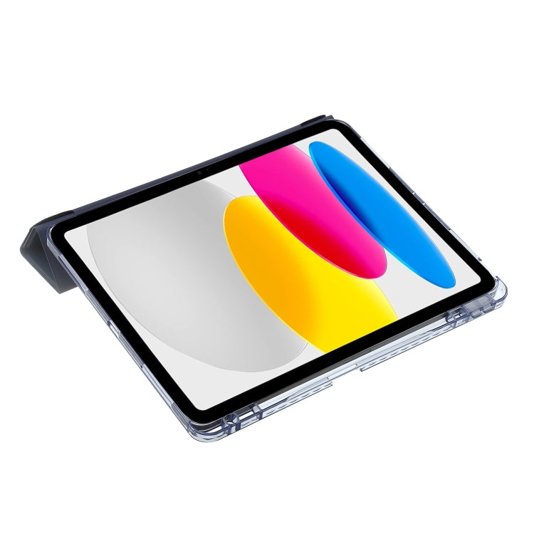 Clear Acrylic Deformation Leather Tablet Case, For iPad 10th Gen 10.9 2022, For iPad Pro 12.9 2022 / 2021 / 2020, For iPad Pro 11 2022 / 2021 / 2020, For iPad Air / Air 2 / 9.7 2018 / 2017