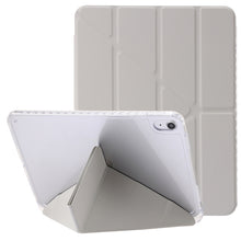 Load image into Gallery viewer, Clear Acrylic Deformation Leather Tablet Case, For iPad 10th Gen 10.9 2022, For iPad Pro 12.9 2022 / 2021 / 2020, For iPad Pro 11 2022 / 2021 / 2020, For iPad Air / Air 2 / 9.7 2018 / 2017