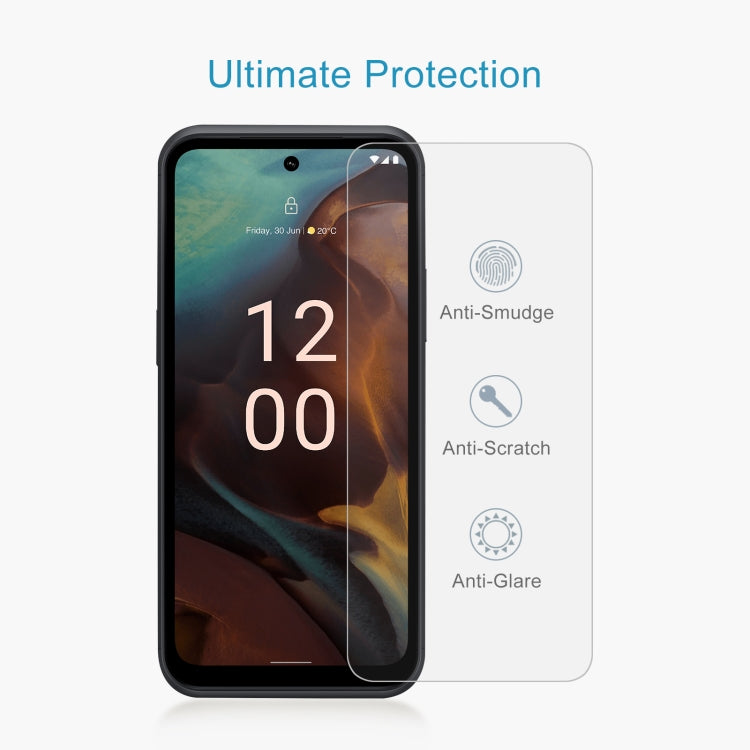 10pcs 0.26mm 9H 2.5D Tempered Glass Film, For Nokia XR21 (10 PCS), For Blackview Oscal C70 (10 PCS)