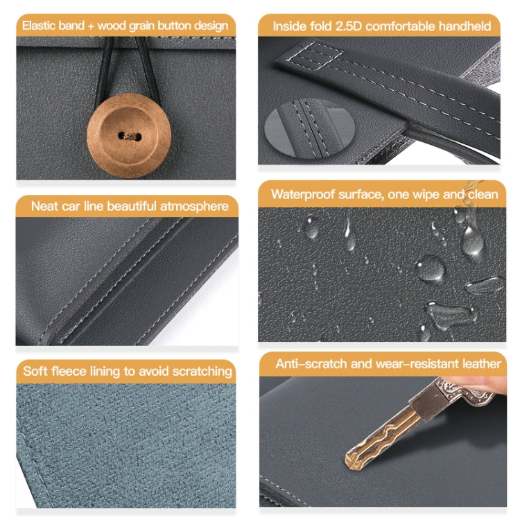Universal Elastic Thread Button Portable Laptop Inner Bag, 13-14 inch, 15-16 inch