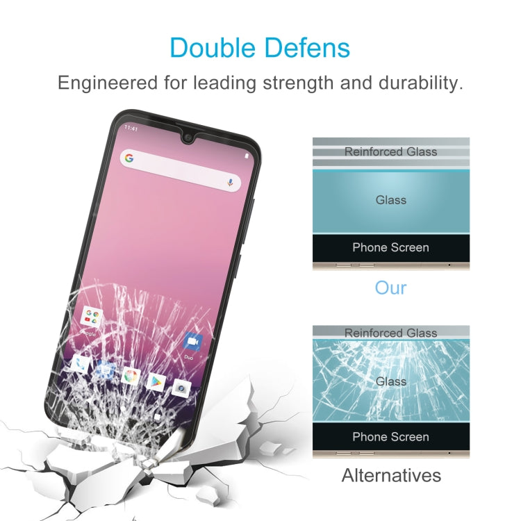 50pcs 0.26mm 9H 2.5D Tempered Glass Film