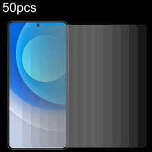 Load image into Gallery viewer, 50pcs 0.26mm 9H 2.5D Tempered Glass Film