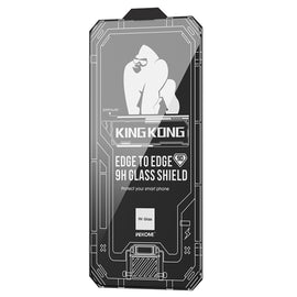 WK WTP-066 King Kong Vacha 9D Curved HD Tempered Glass Film, For iPhone 14, For iPhone 14 Plus, For iPhone 14 Pro, For iPhone 14 Pro Max, For iPhone 13, For iPhone 13 Pro, For iPhone 13 Pro Max, For iPhone 12 Pro