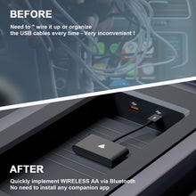 Load image into Gallery viewer, THT-020-2+ USB + USB-C / Type-C Wired to Wireless Carplay Adapter for Android Smartphone, THT-020-2+