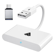 Load image into Gallery viewer, THT-020-2+ USB + USB-C / Type-C Wired to Wireless Carplay Adapter for Android Smartphone, THT-020-2+