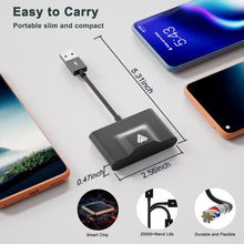 Load image into Gallery viewer, THT-020-3+ USB + USB-C / Type-C Wired to Wireless Carplay Adapter for Android Smartphone, THT-020-3+